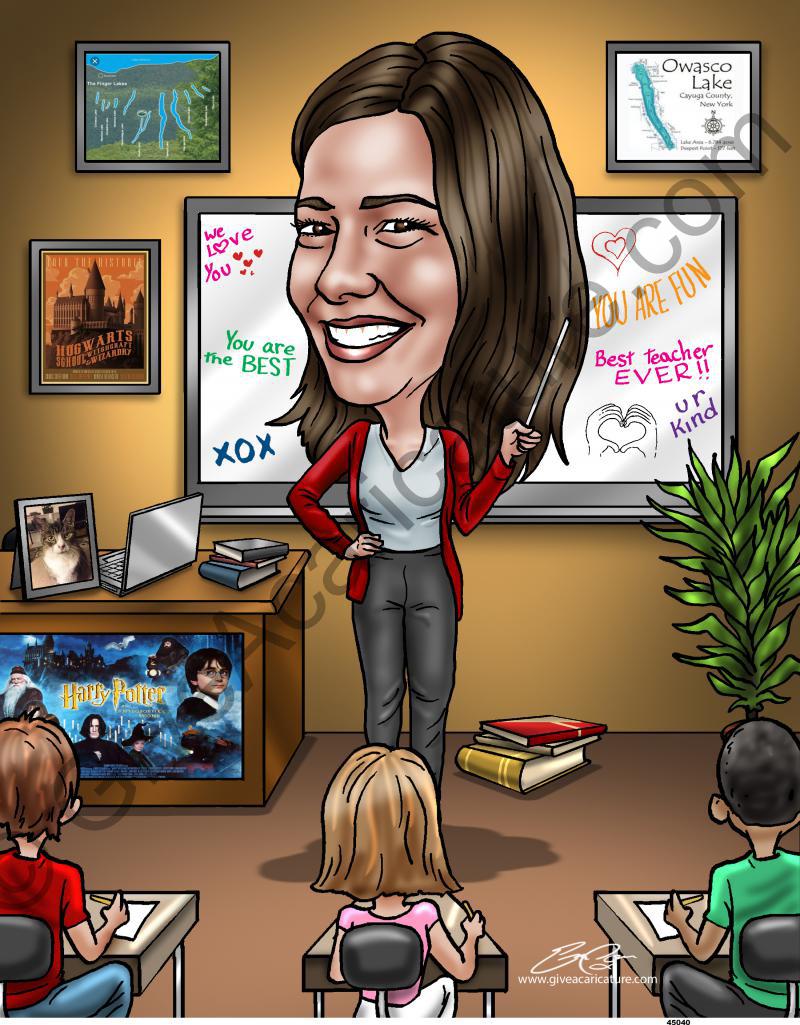 caricature for Kelly .